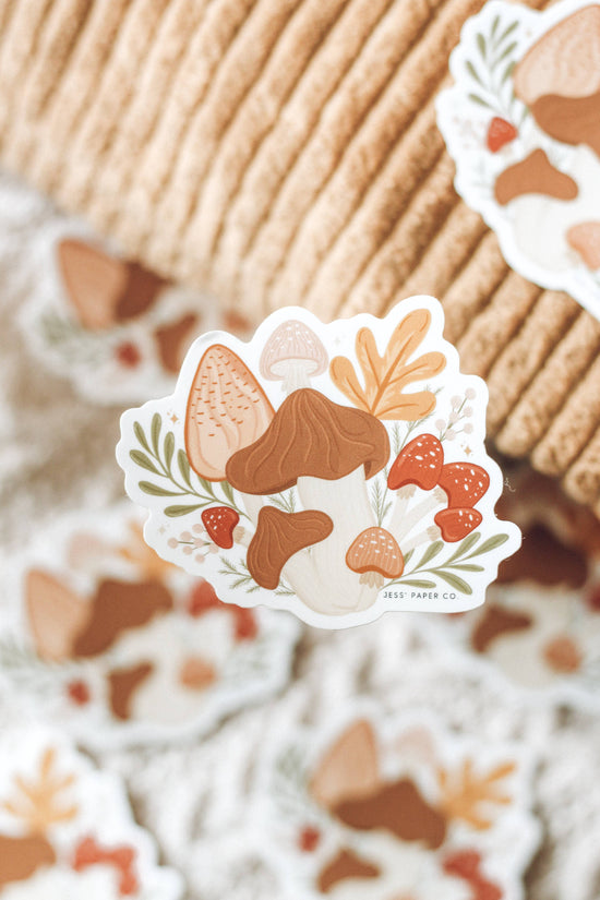 Wild Mushrooms Sticker