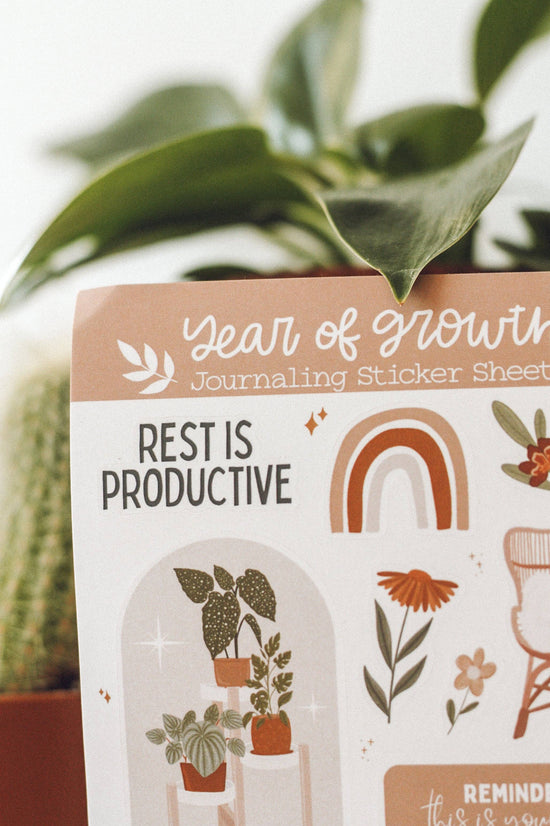 Year of Growth Journaling Sticker Sheet