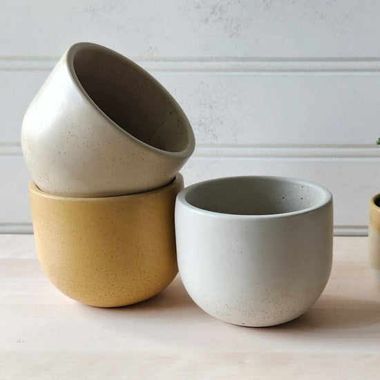 Tulip Concrete Handmade Plant Pot