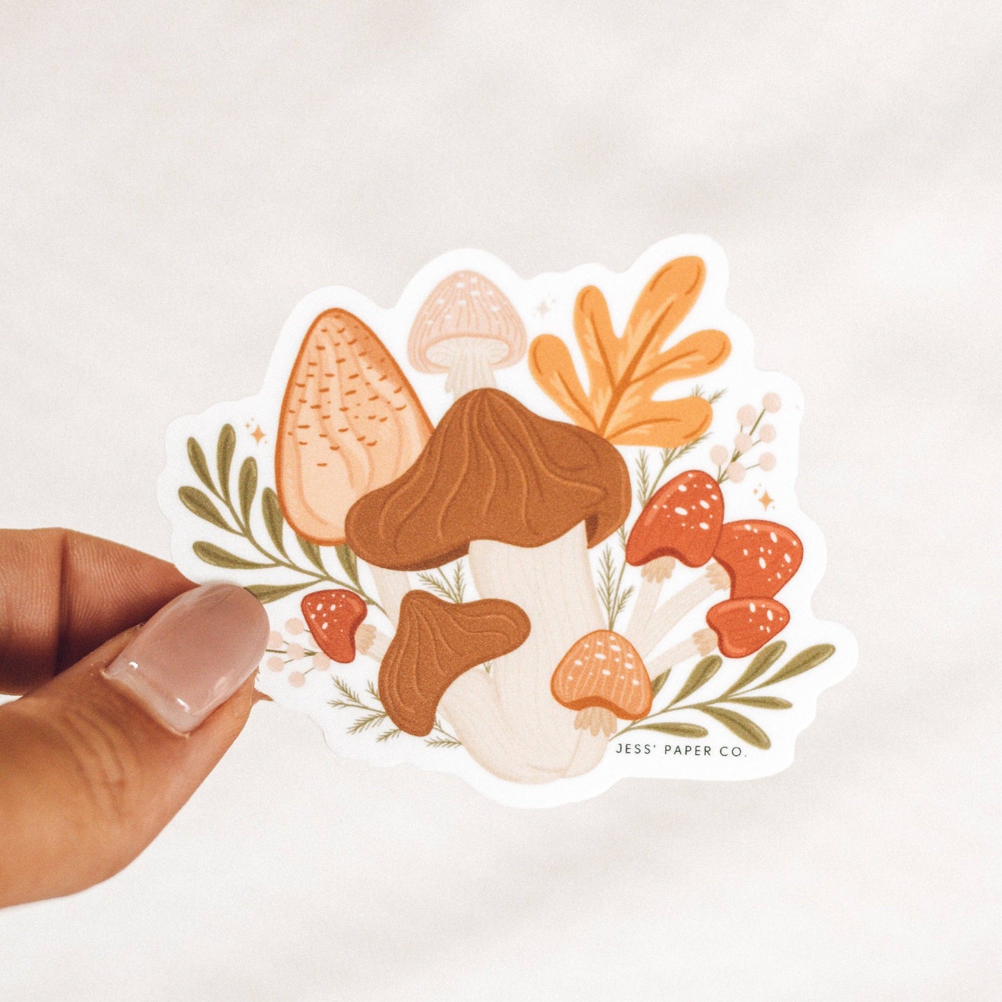 Wild Mushrooms Sticker