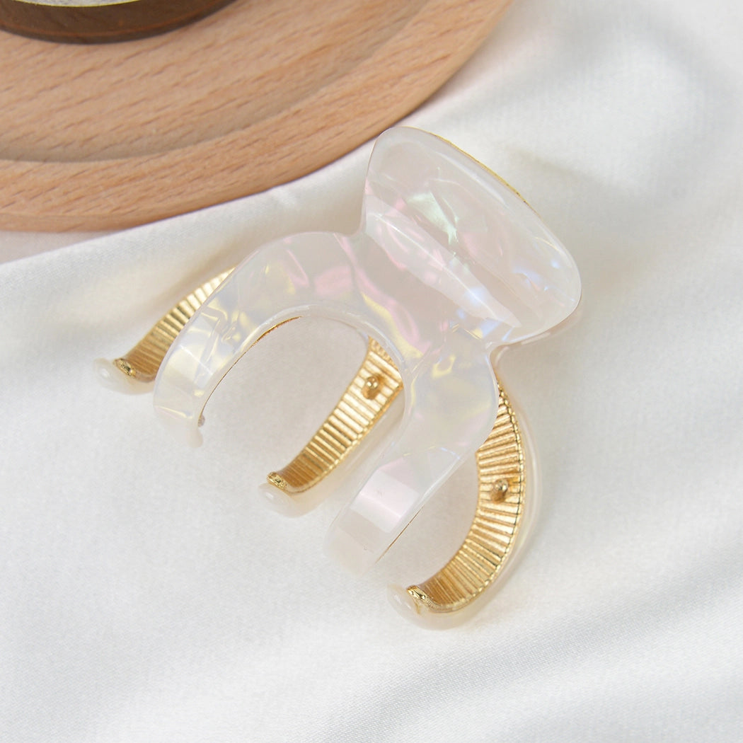 Small Gold Detail Hair Claw Clip