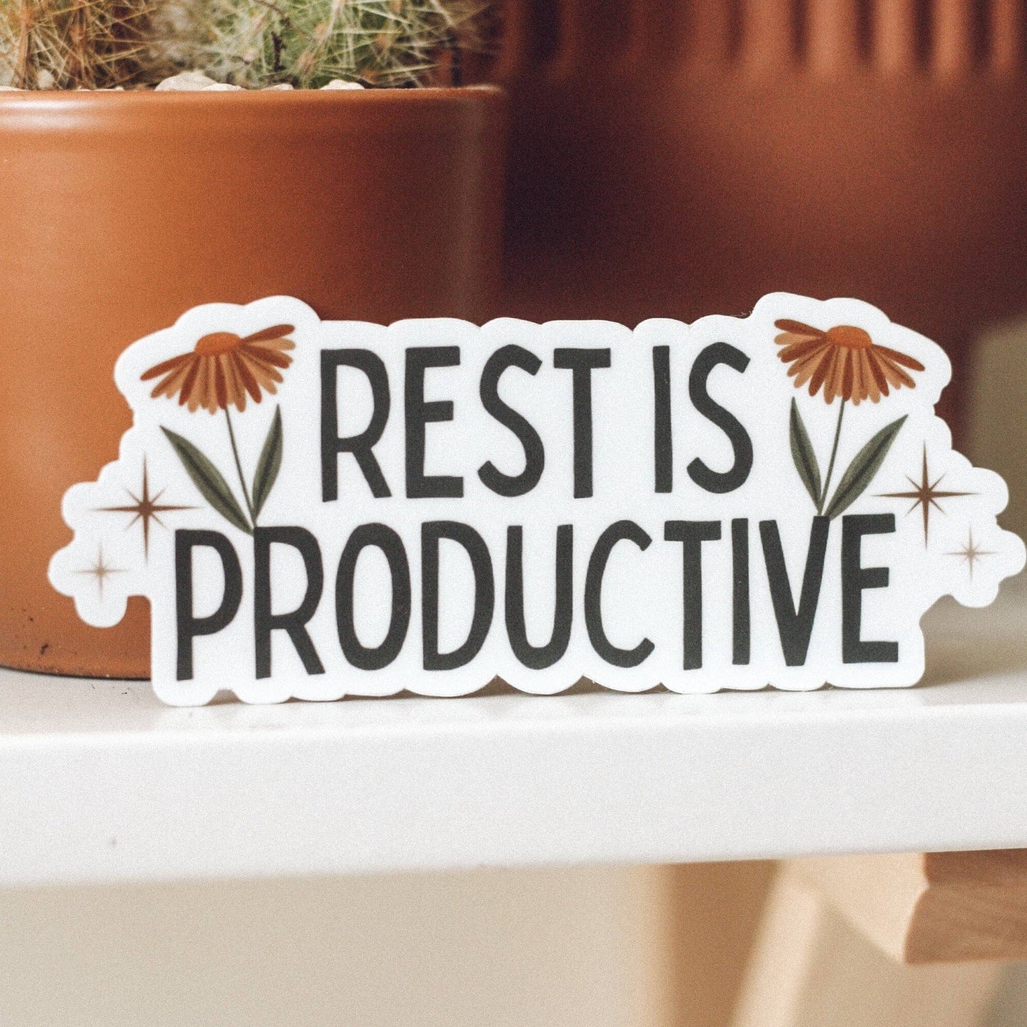 "Rest is Productive" Sticker