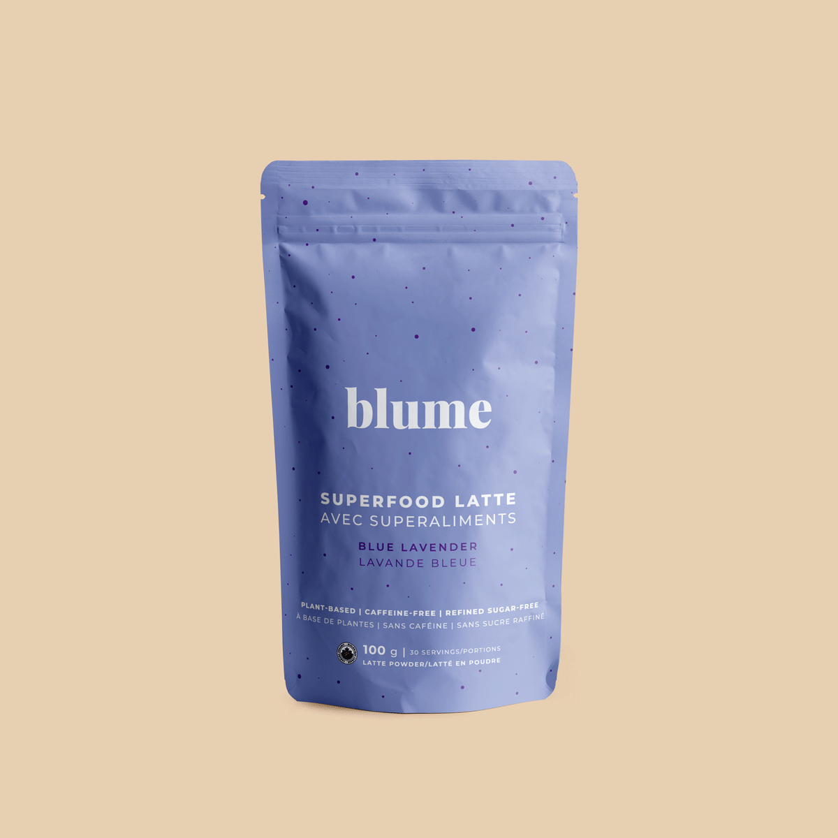 Blue Lavender Superfood Latte Powder