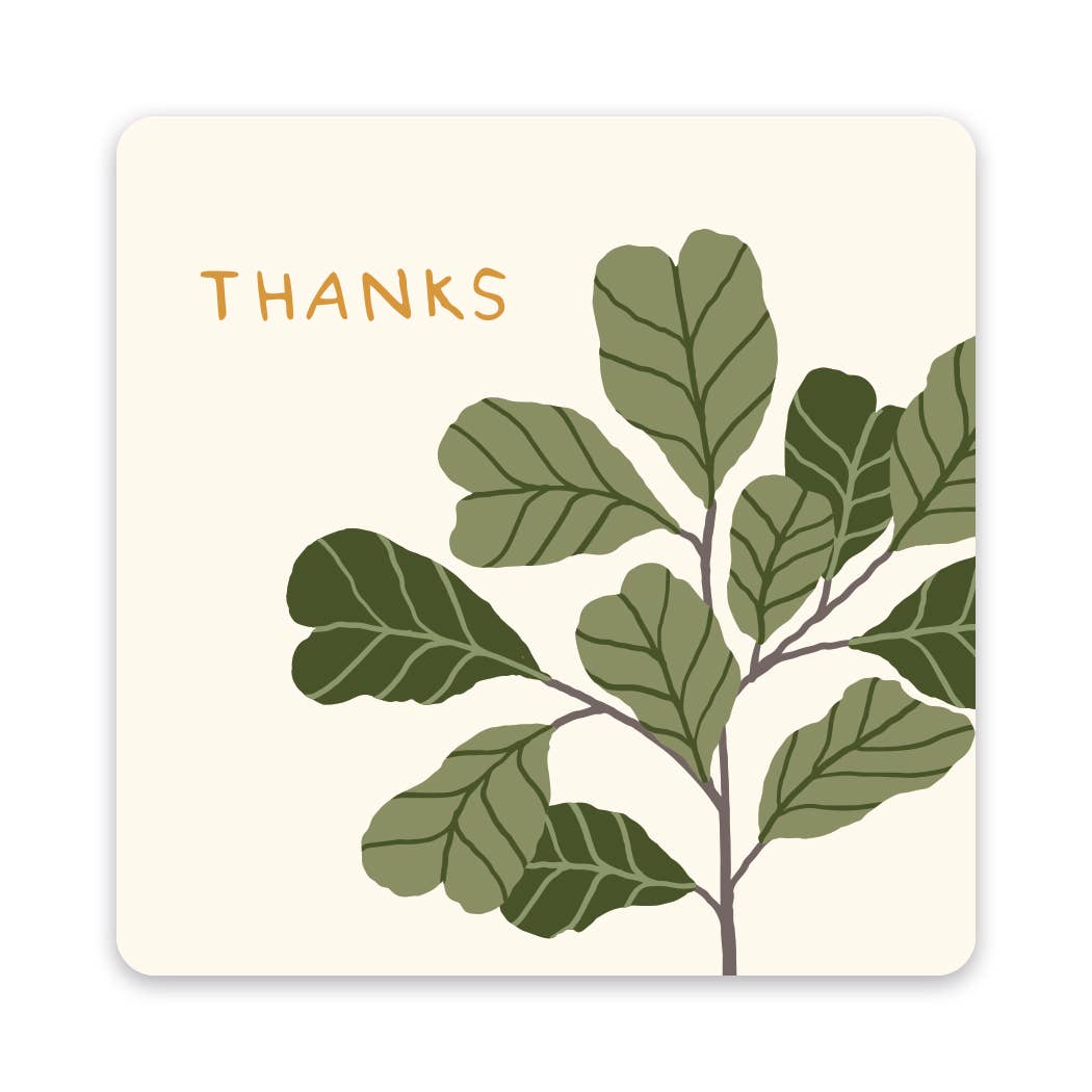 Plant Love Mini Notecard Set with Stickers | 12 cards