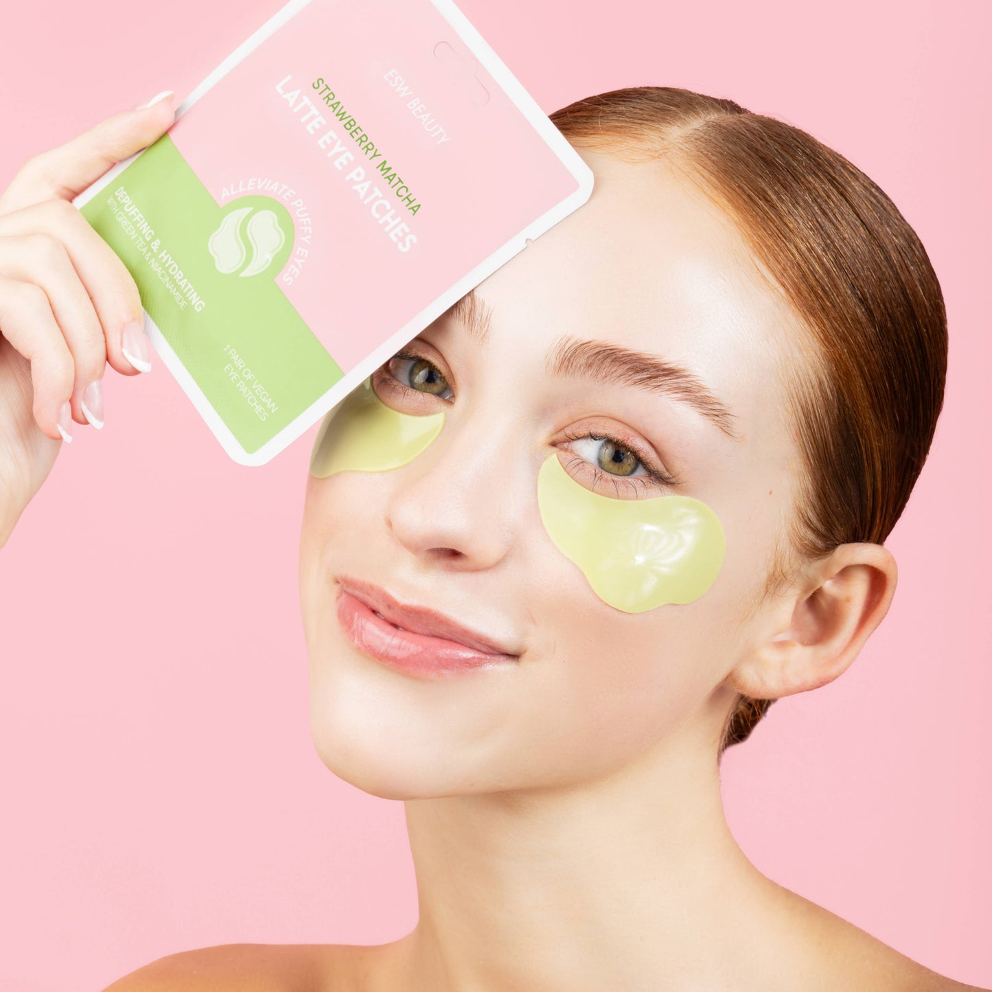 Strawberry Matcha Latte De-puffing & Hydrating Eye Patches