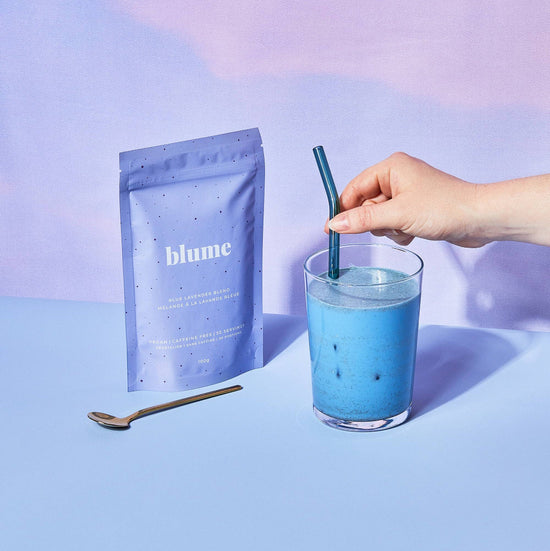 Load image into Gallery viewer, Blue Lavender Superfood Latte Powder
