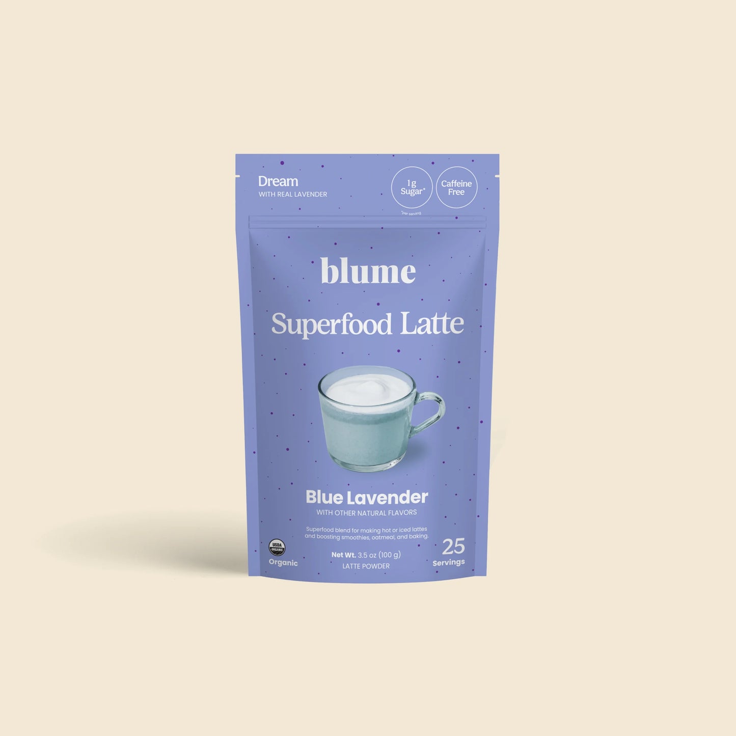 Blue Lavender Superfood Latte Powder
