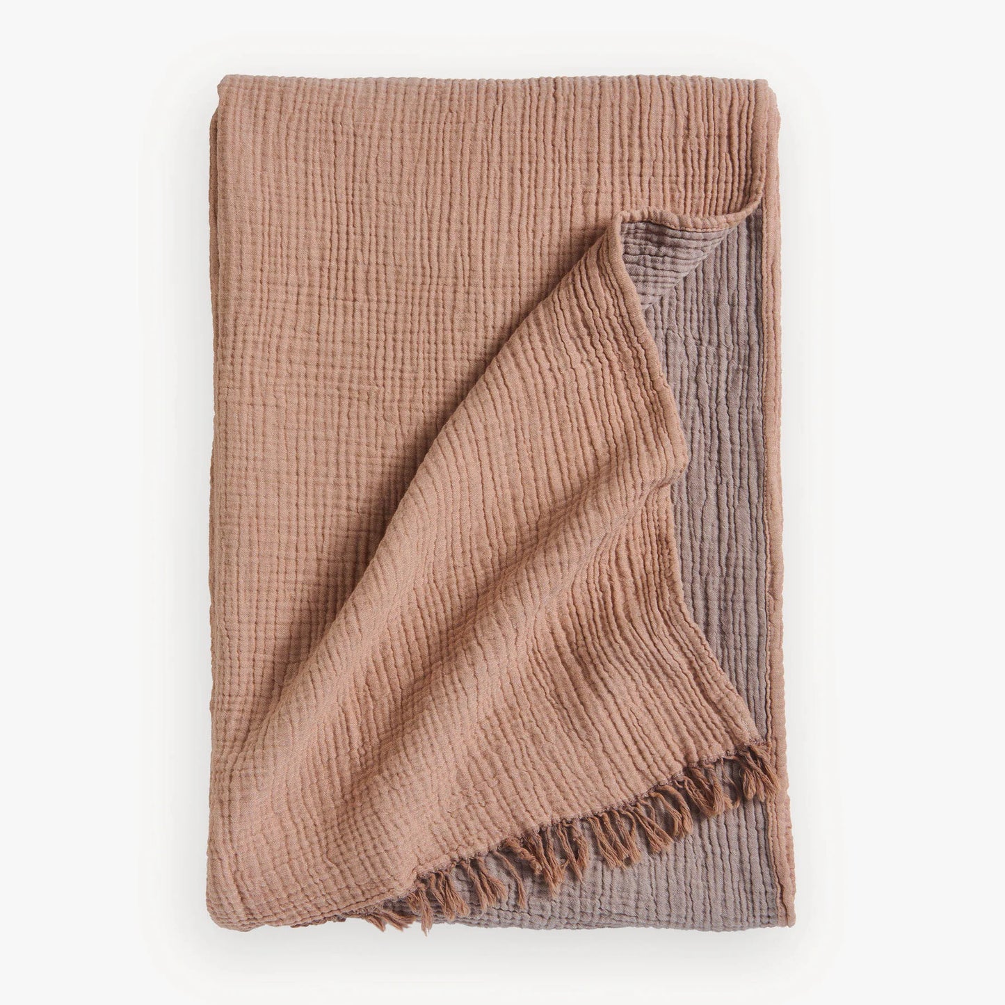 Crinkle Throw Blanket | Turkish Cotton