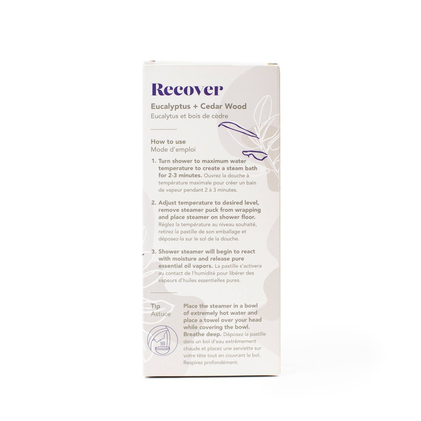 Eucalyptus + Cedar Wood Shower Steamer 6 pack from The Bathologist - directions on how to use them