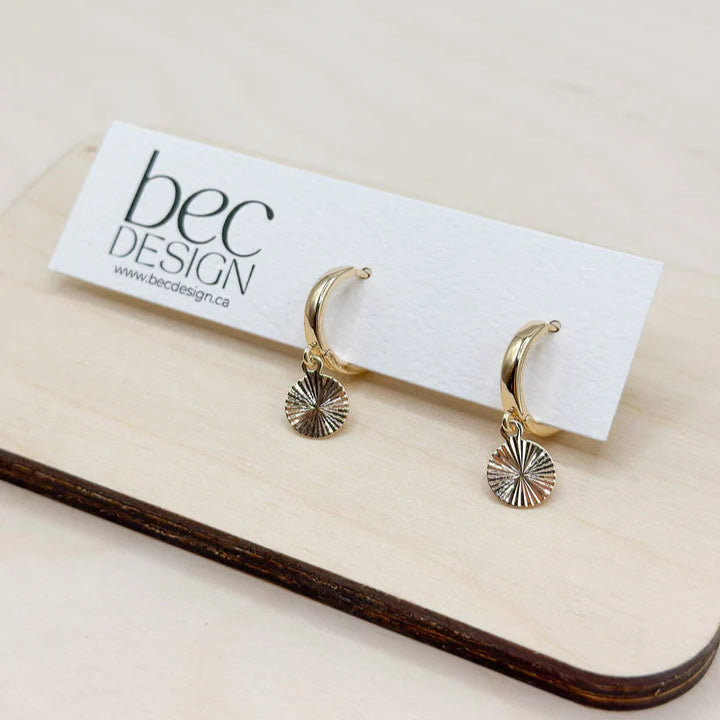 Georgia Hoop Earrings - Gold