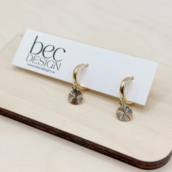 Georgia Hoop Earrings - Gold