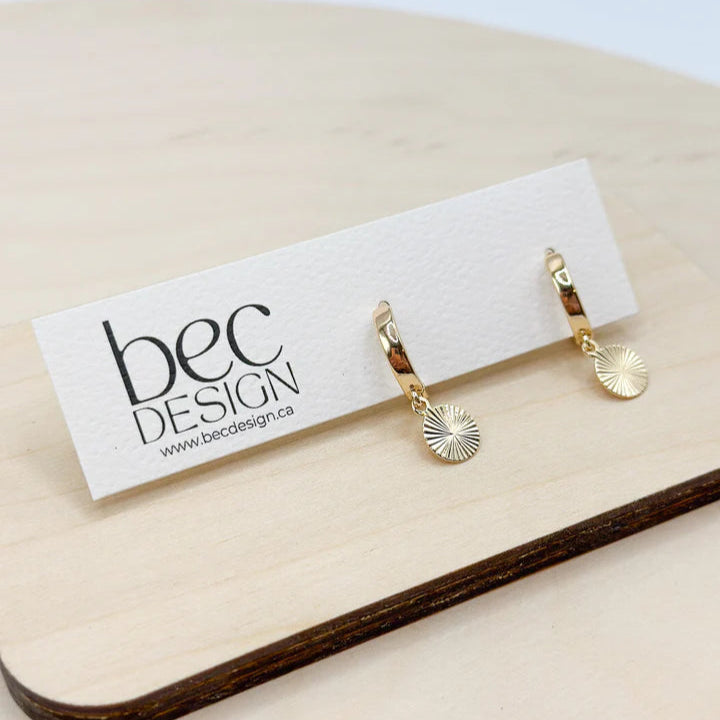 Georgia Hoop Earrings - Gold