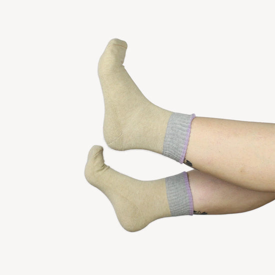 Block Pima Cotton Socks