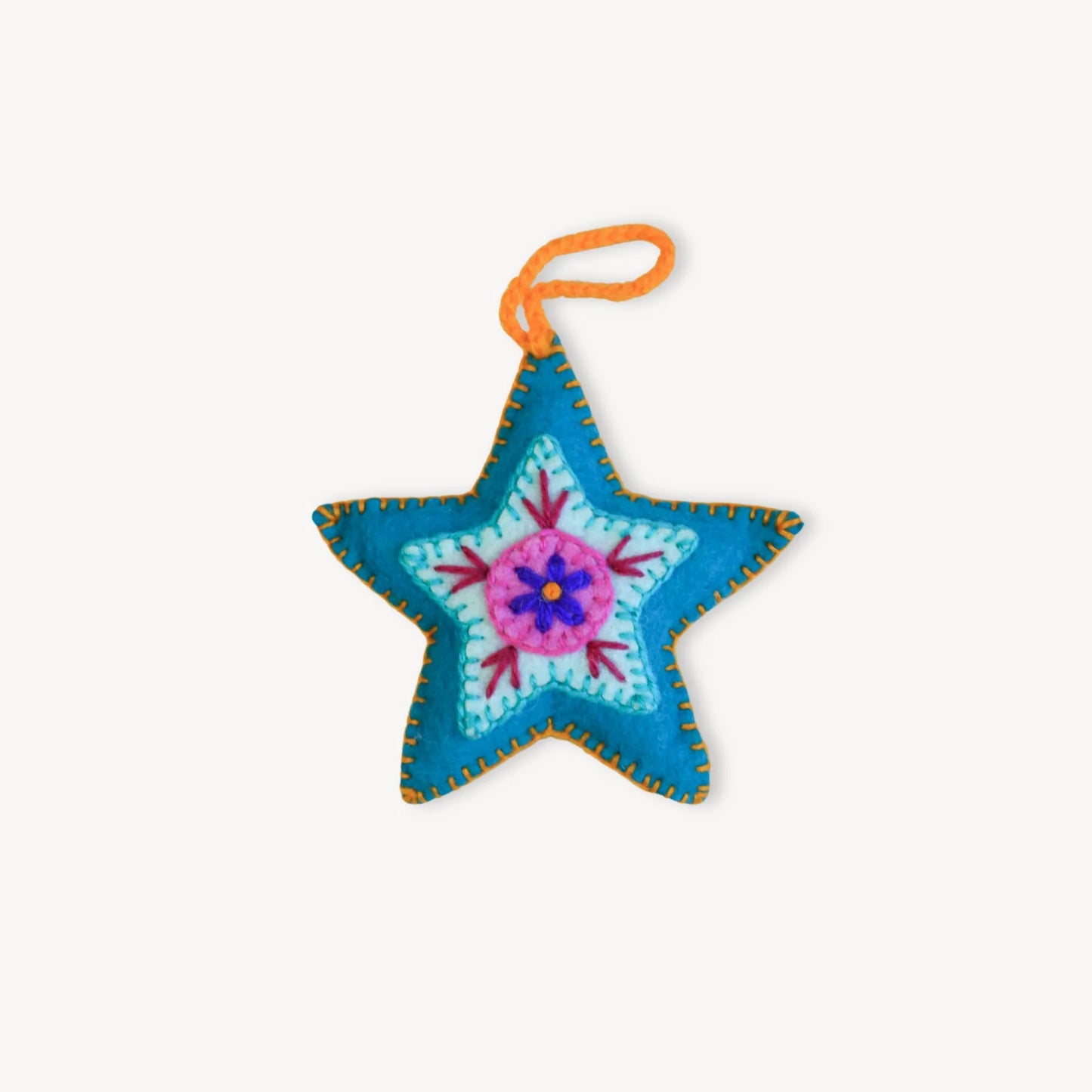 Star | Hand Embroidered Ornament