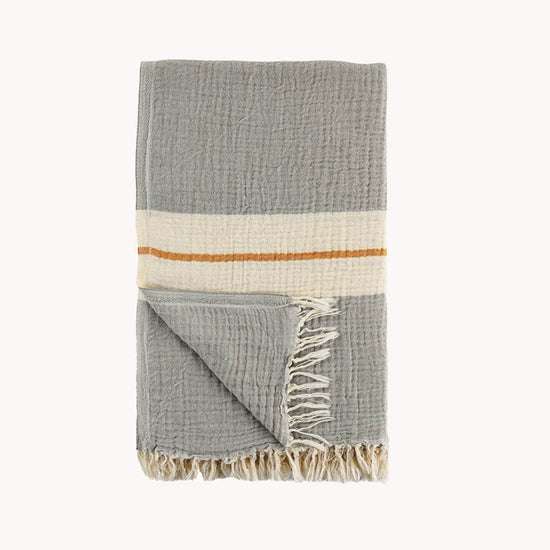 Turkish Crinkle Towel - Dove