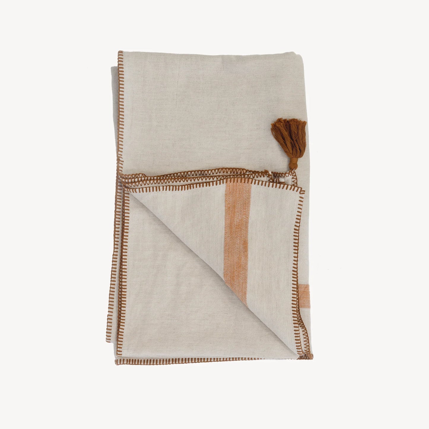 Chelsea Throw Blanket | Linen & Turkish Cotton