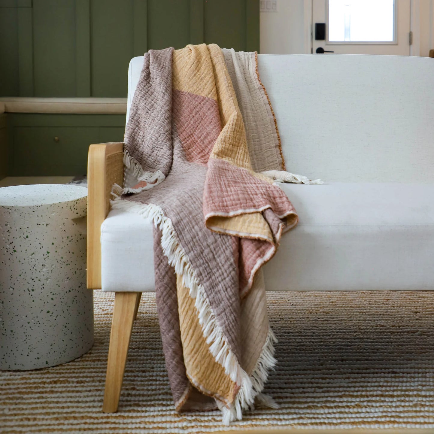 Sunset Throw Blanket | Turkish Cotton