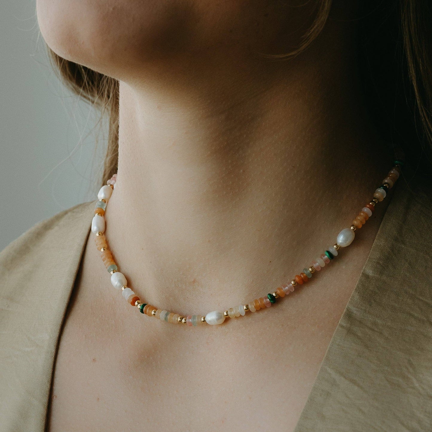 Amelie Necklace - NecklacesPETITE GOLDMisiyo Candle Co