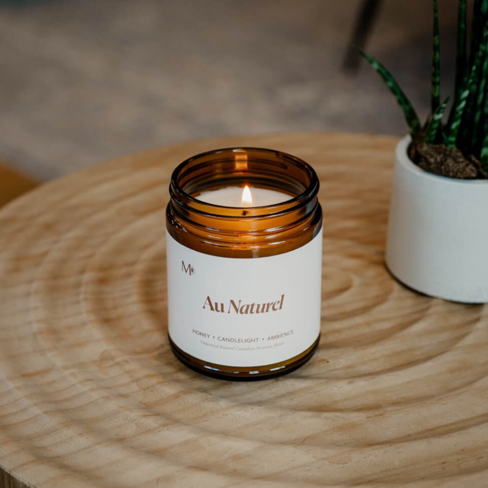 Au Naturel Candle [unscented] - CandlesMisiyo Candle CoCDL-AUN9Misiyo Candle Co