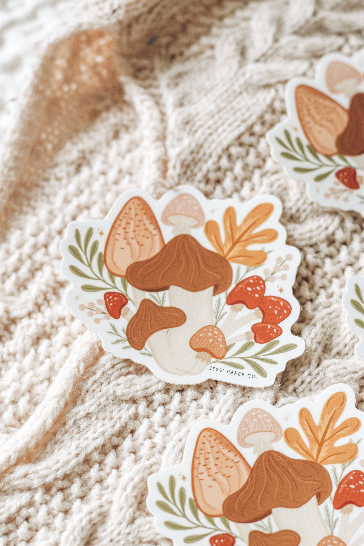 Wild Mushrooms Sticker