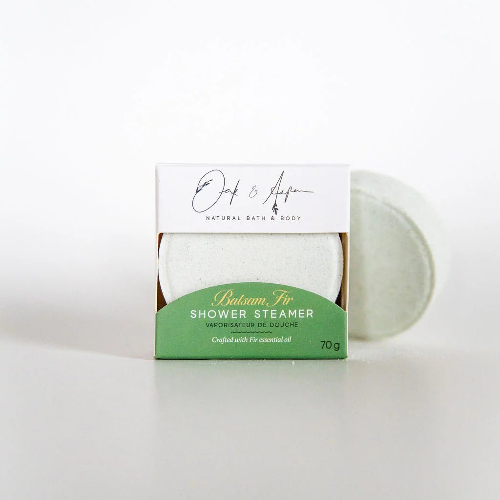 Balsam Fir Natural Shower Steamer (single) | made with essential oils - Shower SteamersOak & Aspen SoaperyMisiyo Candle Co