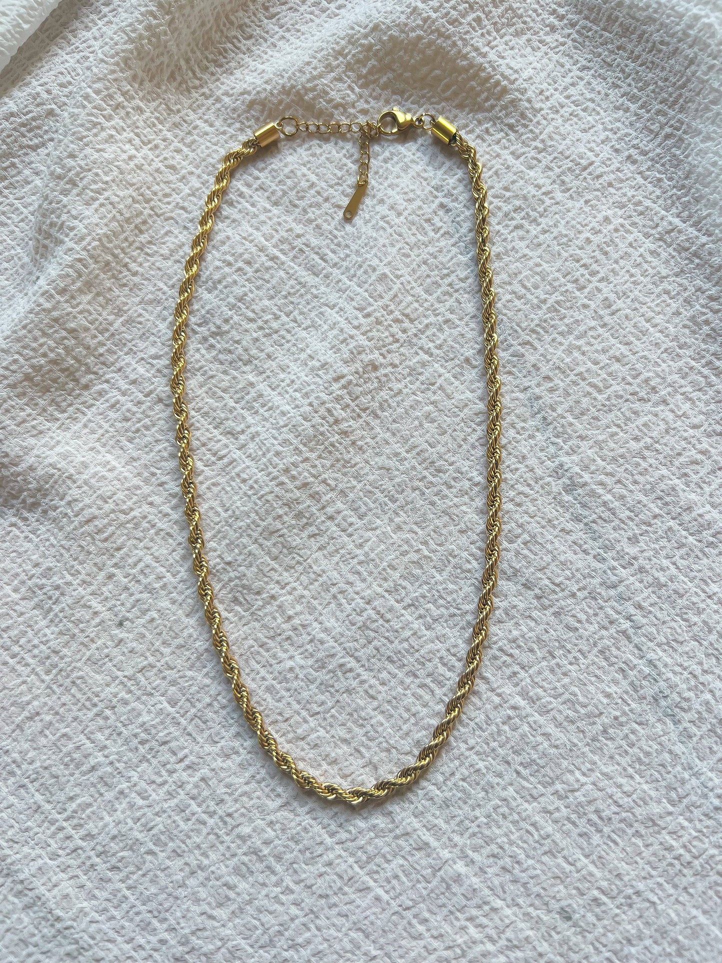 Gold Rope Necklace