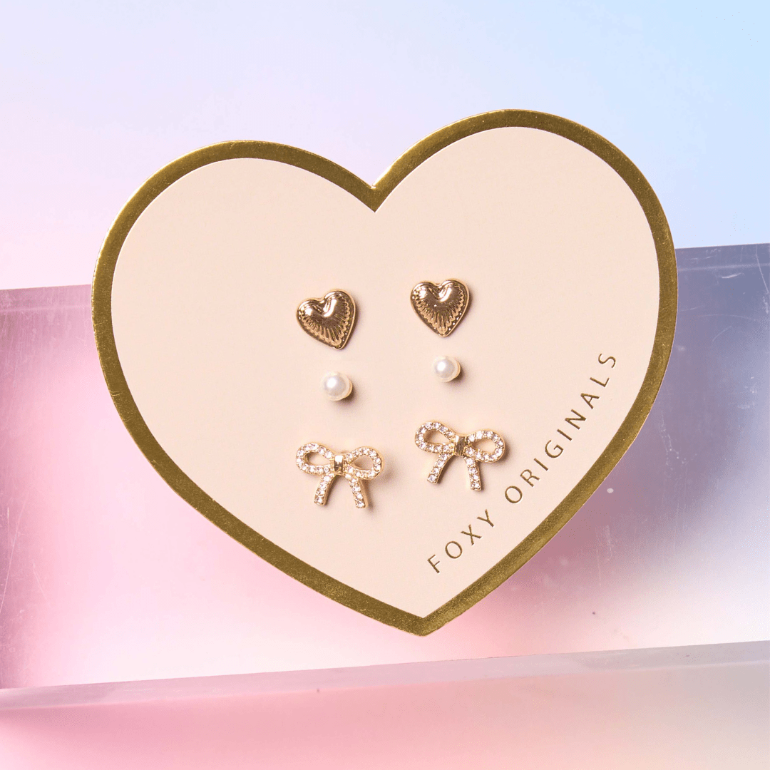 Bella Mix & Match Stud Earrings Set - EarringsFoxy OriginalsMM201GMisiyo Candle Co