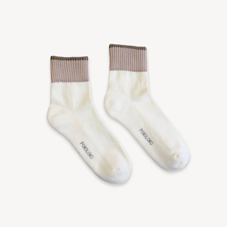 Block Pima Cotton Socks - SocksPokolokoMisiyo Candle Co