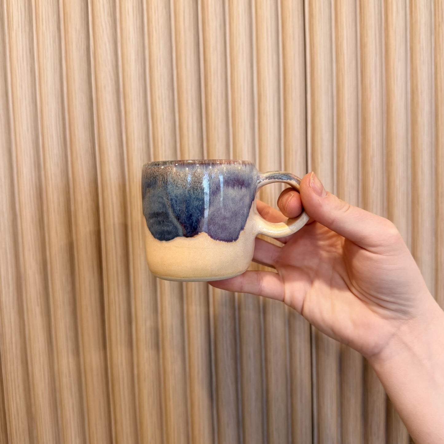 Blue Espresso Mug | handcrafted ceramics - PotteryPebble CeramicsMisiyo Candle Co