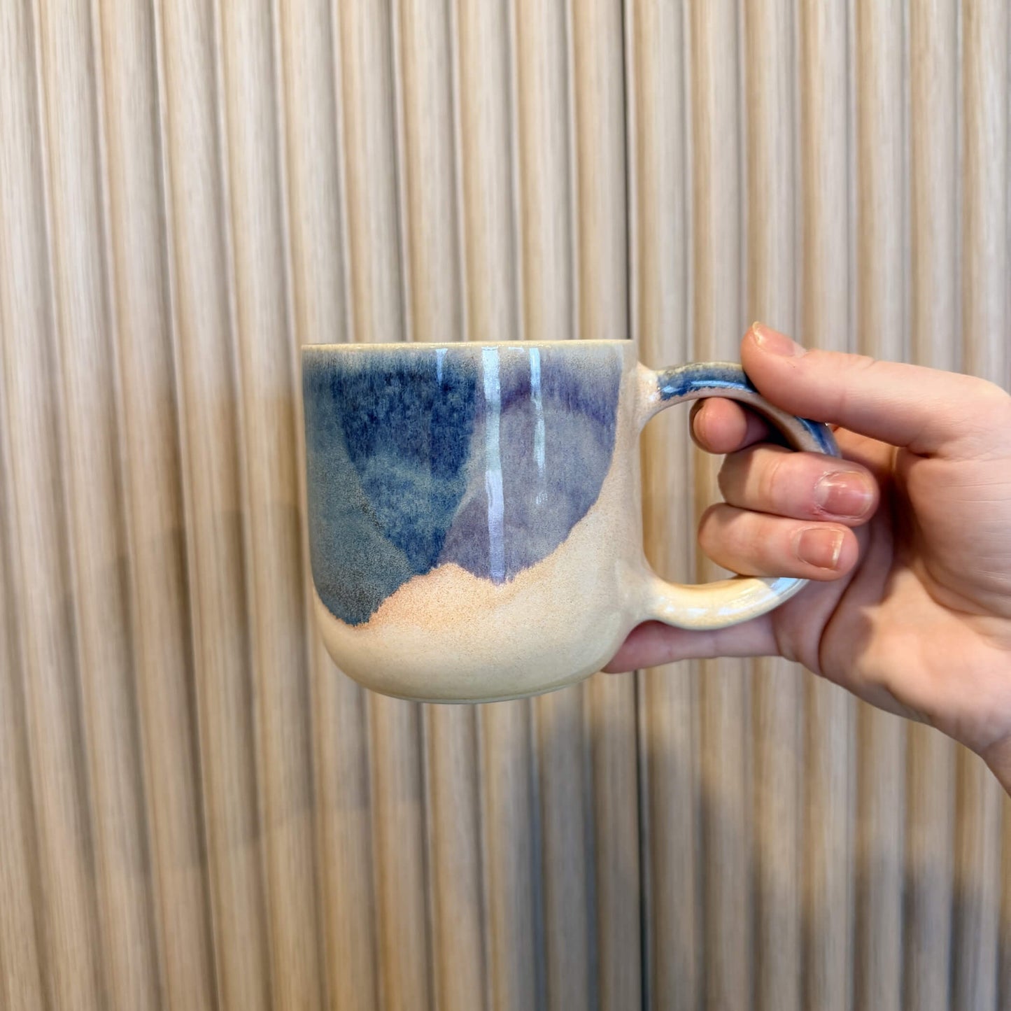 Blue Mug | handcrafted ceramics - PotteryPebble CeramicsMisiyo Candle Co