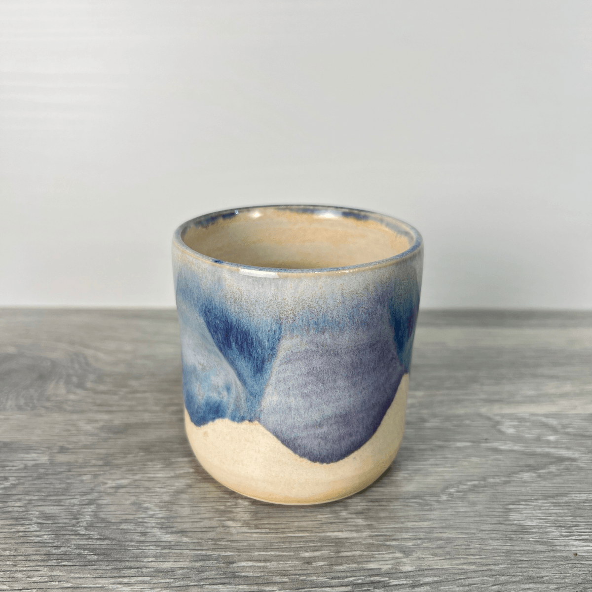 Blue Tumbler Mug | handcrafted ceramics - PotteryPebble CeramicsMisiyo Candle Co