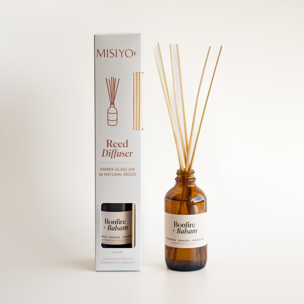 Bonfire + Balsam Reed Diffuser - Reed DiffusersMisiyo Candle CoRDF-BFBMisiyo Candle Co