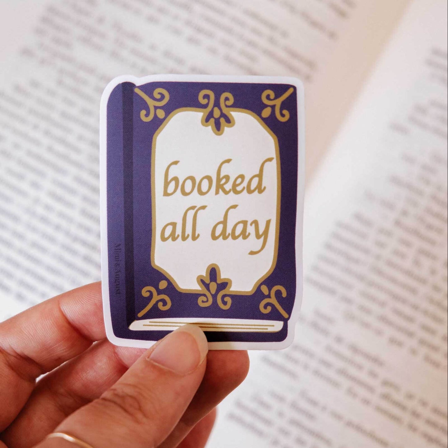 Booked All Day Vinyl Sticker - StickersMimi & AugustBooked All Day - Vinyl StickerMisiyo Candle Co