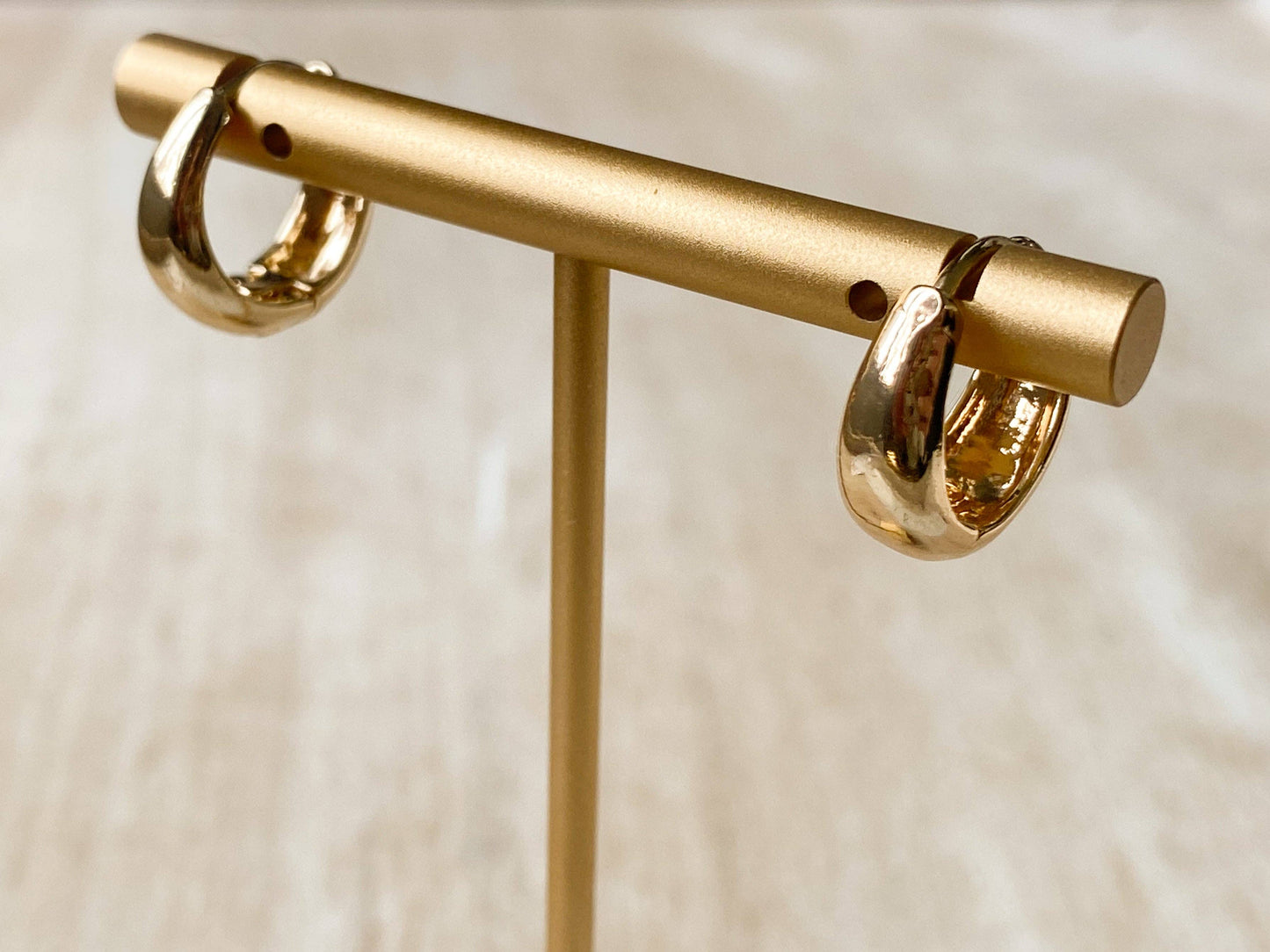 Brooke Hoop Earrings | gold-plated - EarringsAgaveh girlBRO-HOO-25Misiyo Candle Co