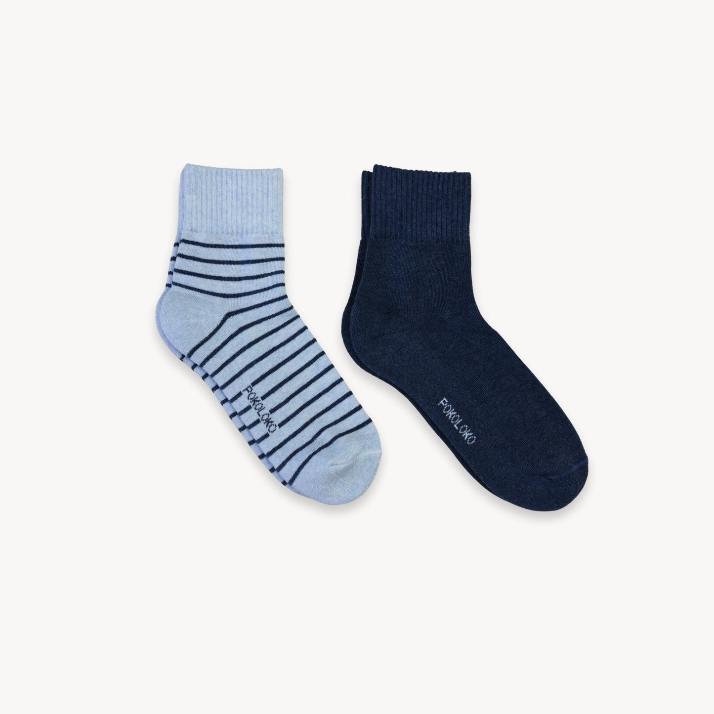 Brooklyn Blues Pima Cotton Socks | 2 pack - SocksPokolokoMisiyo Candle Co