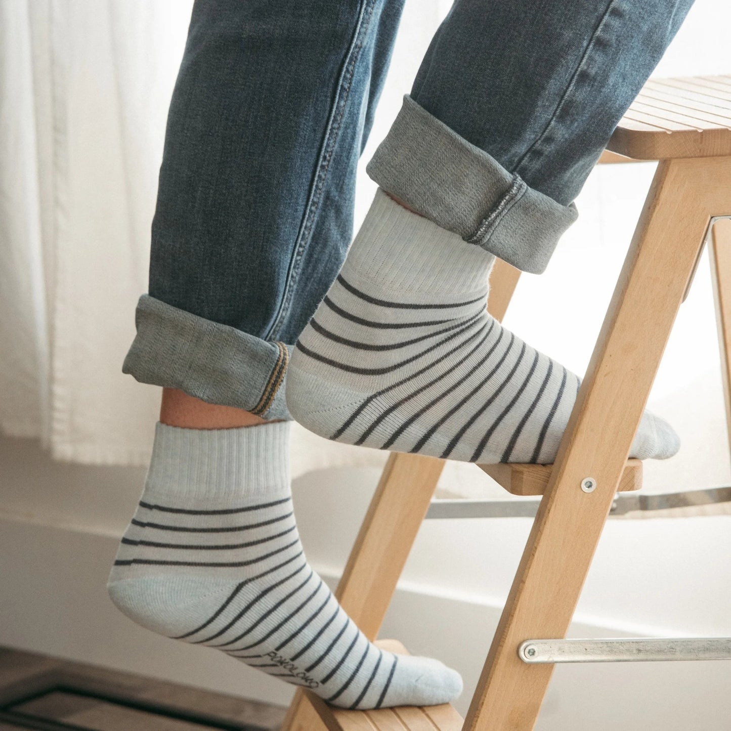 Brooklyn Blues Pima Cotton Socks | 2 pack - SocksPokolokoMisiyo Candle Co