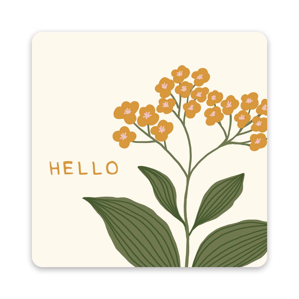 Plant Love Mini Notecard Set with Stickers | 12 cards