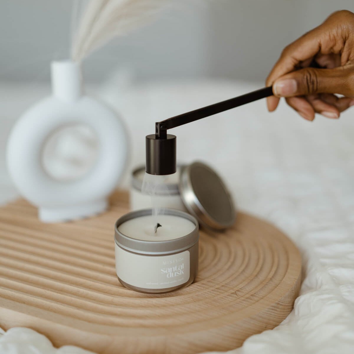 Candle Care Set | wick trimmer + candle snuffer - Candle Care ToolsNature's BodegaMisiyo Candle Co