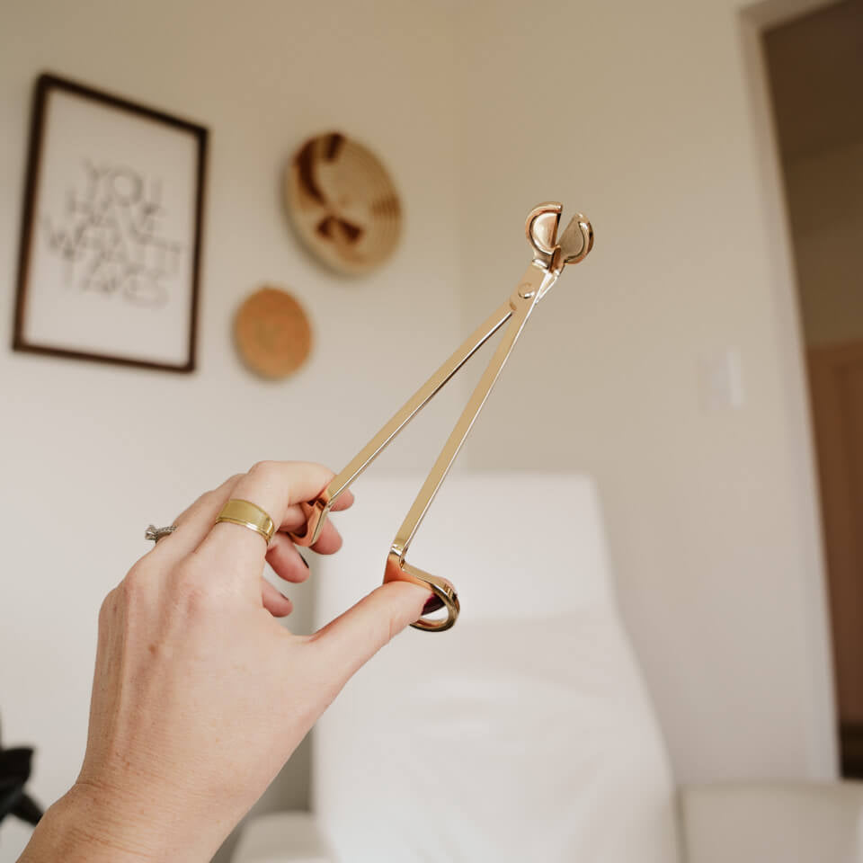 Gold Candle Wick Trimmers - Candle Care Tools and Accessories by Misiyo Candle Co in Edmonton, Alberta
