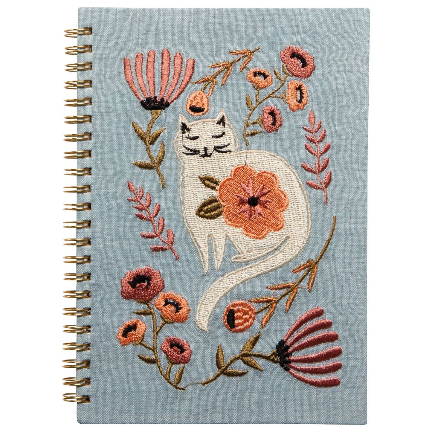 Catbloom Embroidered Notebook - Notebooks & JournalsDanicaDNB2542DMisiyo Candle Co