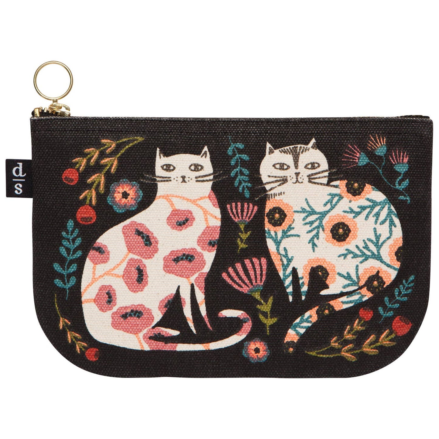Catbloom Small Zipper Pouch - Cosmetic BagDanicaDTV2517DMisiyo Candle Co