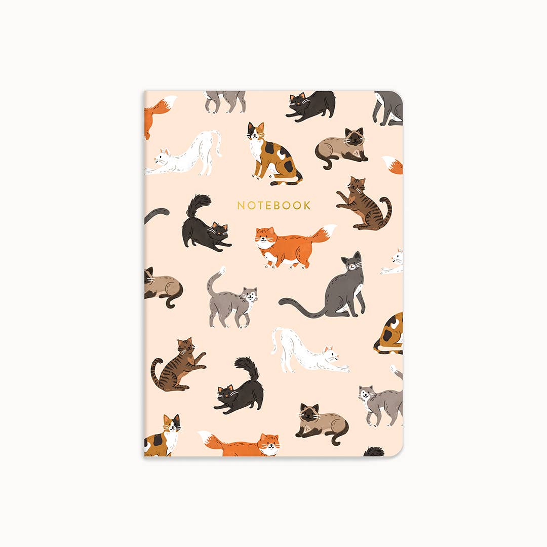 Cats | Sewn Notebook - Notebooks & JournalsLinden Paper Co.NB003Misiyo Candle Co