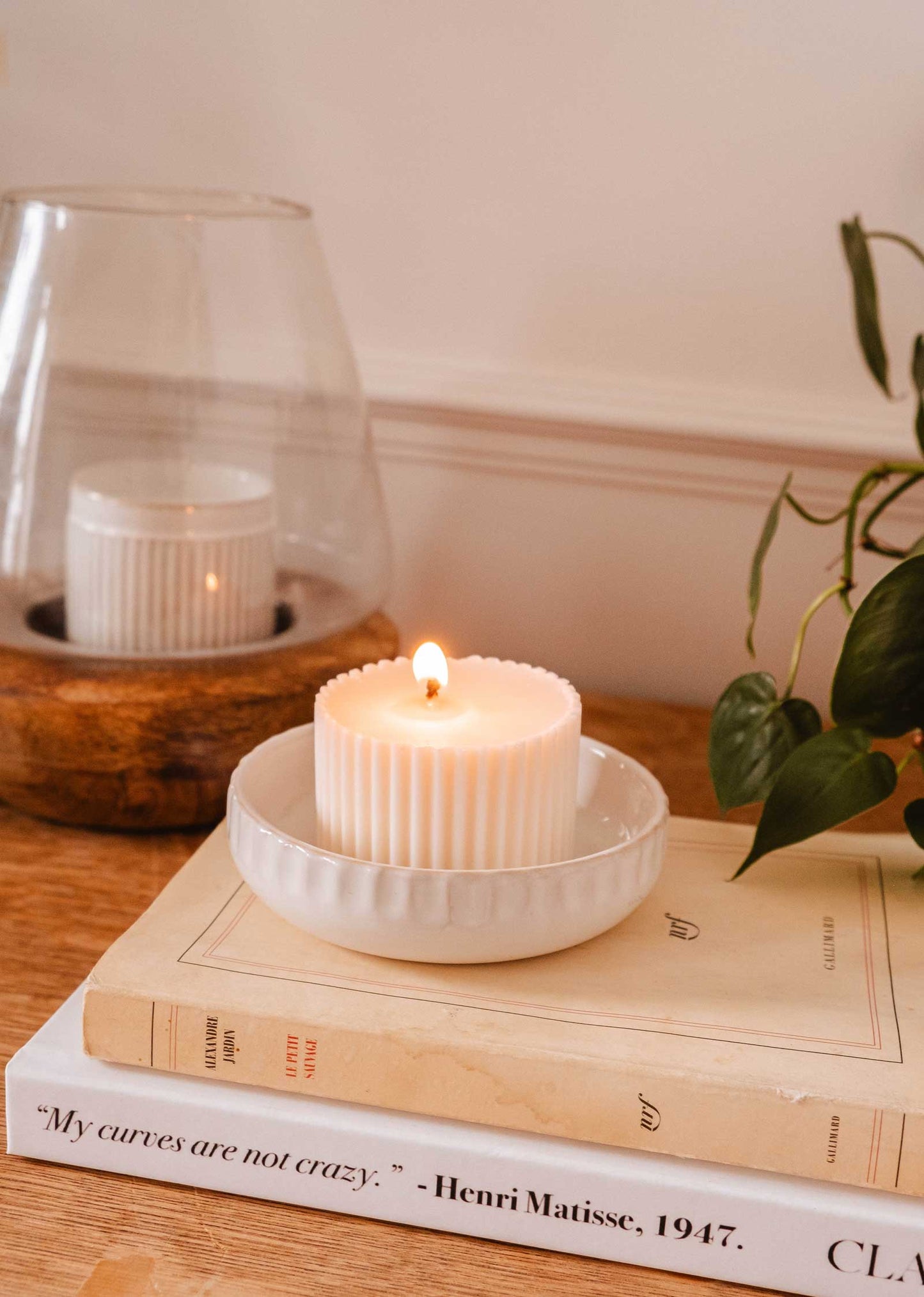 Ceramic Nest | pillar candle holder & decorative tray - Candle HoldersMimi & AugustLittle Ceramic NestMisiyo Candle Co