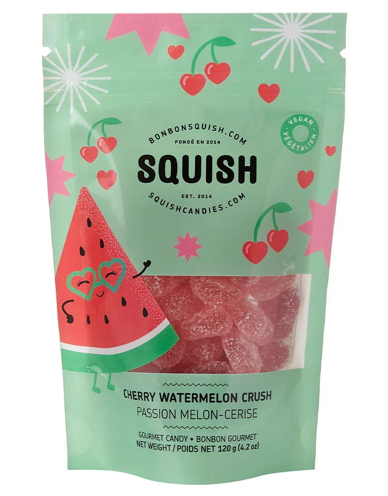 Cherry Watermelon Crush Gummies (vegan) - CandySquishMisiyo Candle Co