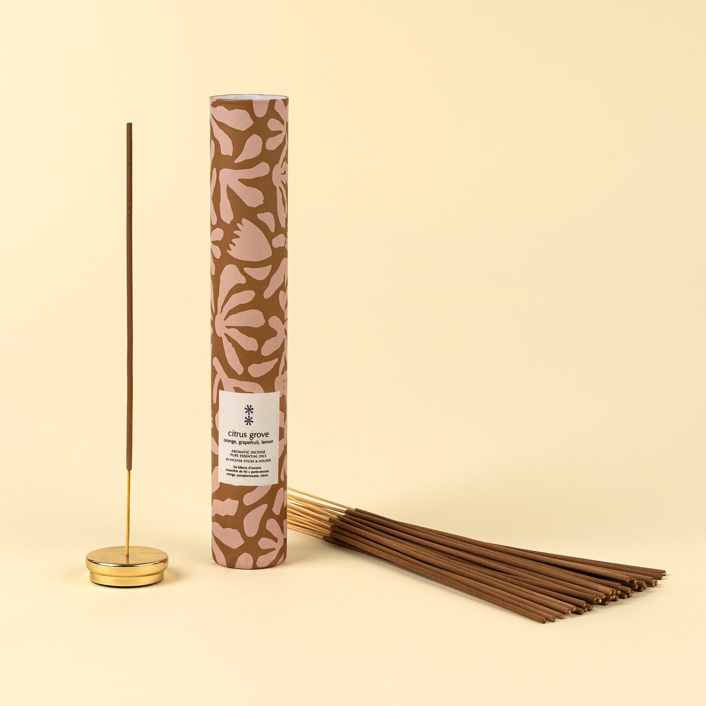 Citrus Grove Incense Sticks & Holder - Incense SticksIndabaMisiyo Candle Co