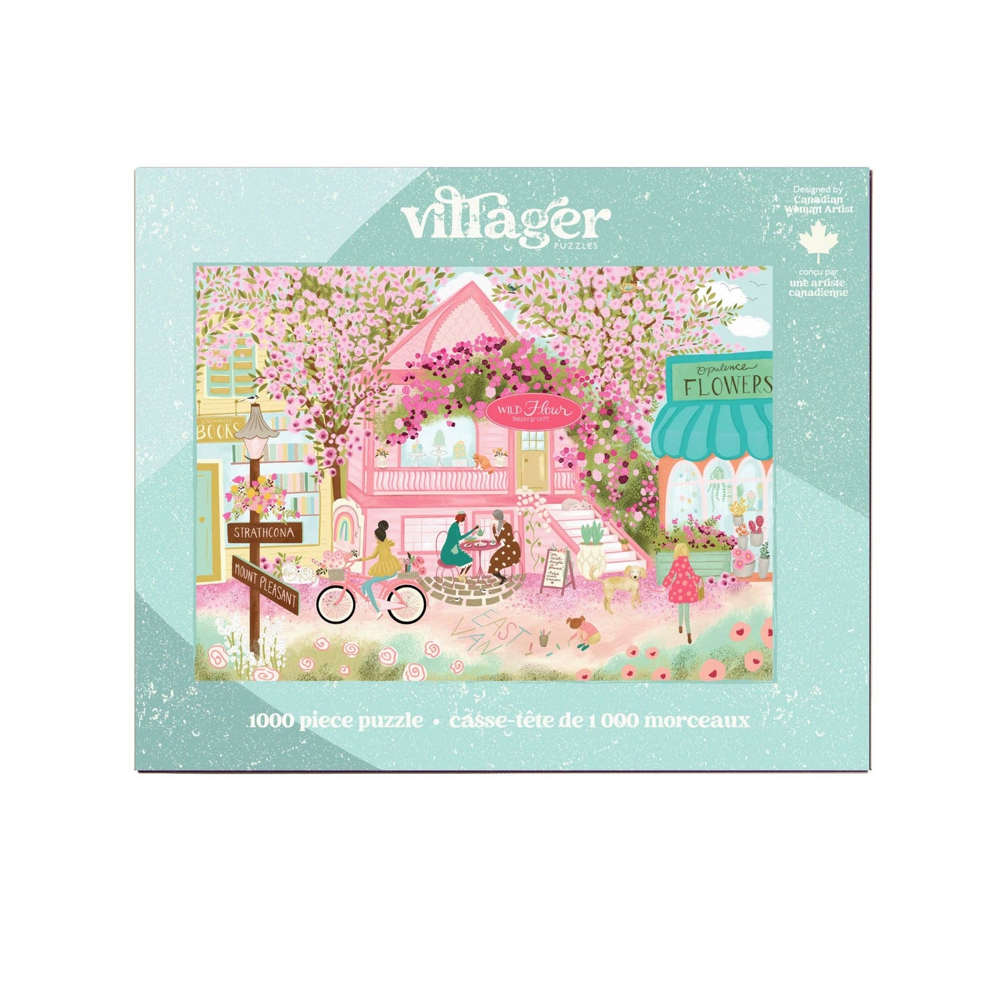 City in Bloom | 1000-Piece Puzzle | Designed in Canada - PuzzlesVillager PuzzlesVPCITY01Misiyo Candle Co