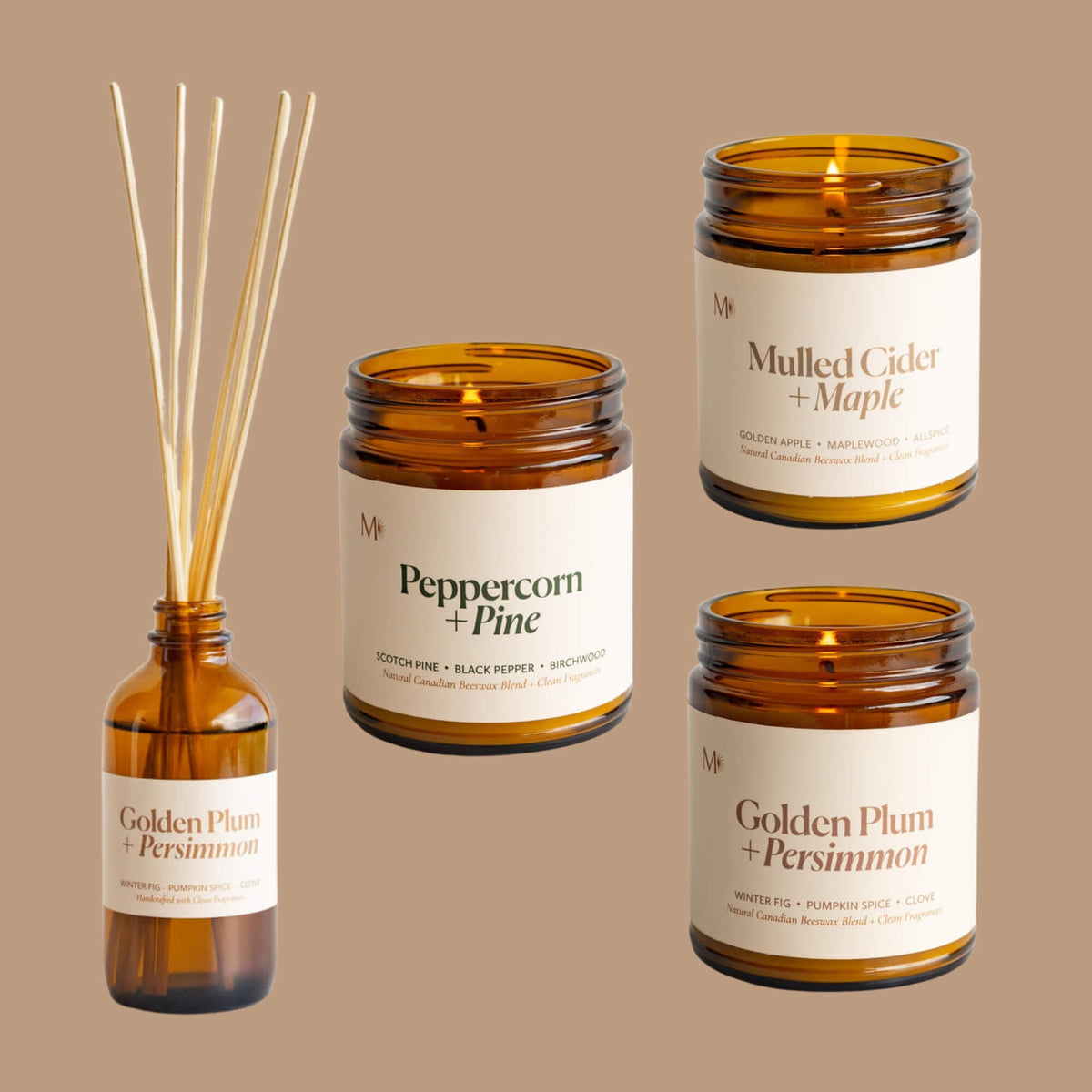 Cozy Fall Scent Bundle - Home Fragrance BundlesMisiyo Candle CoBUNDLE-FALL4Misiyo Candle Co