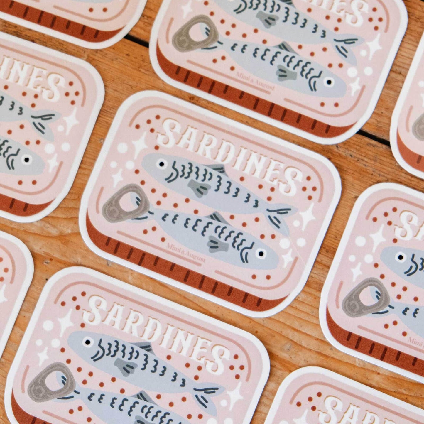 Cozy Sardines Vinyl Sticker - StickersMimi & AugustCozy Sardines - Vinyl StickerMisiyo Candle Co