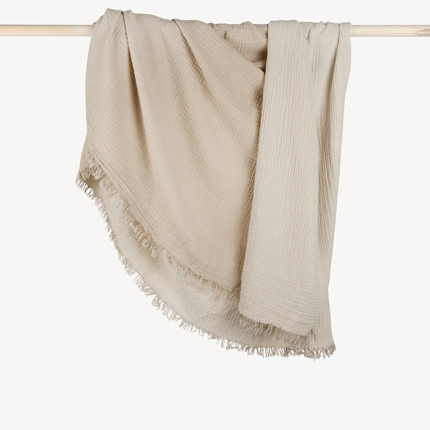 Crinkle Throw Blanket | Turkish Cotton - Blankets & ThrowsPokolokoTHROL11Misiyo Candle Co