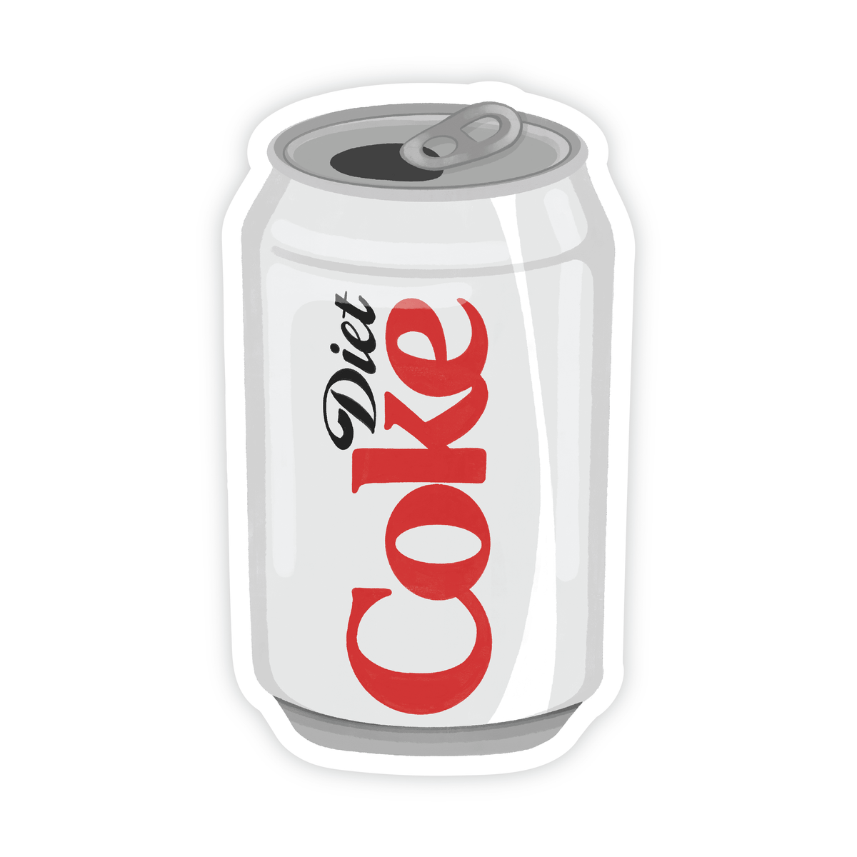 Crispy Diet Cola Can | Soda Pop Drink Vinyl Sticker - StickersSimple WhimsyVS-166Misiyo Candle Co